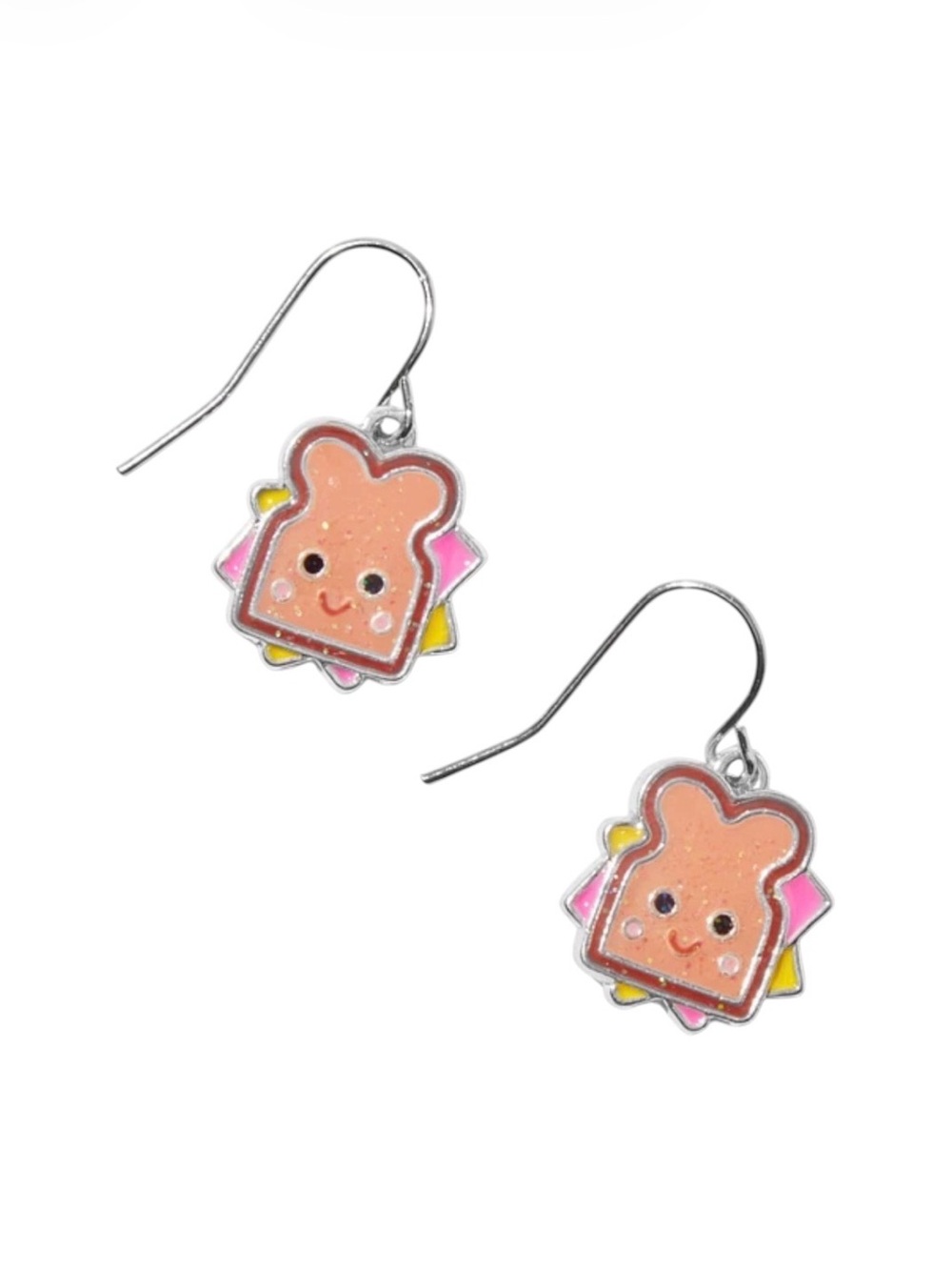 Peanut Butter & Jelly Sandwich Drop Earrings - NWT